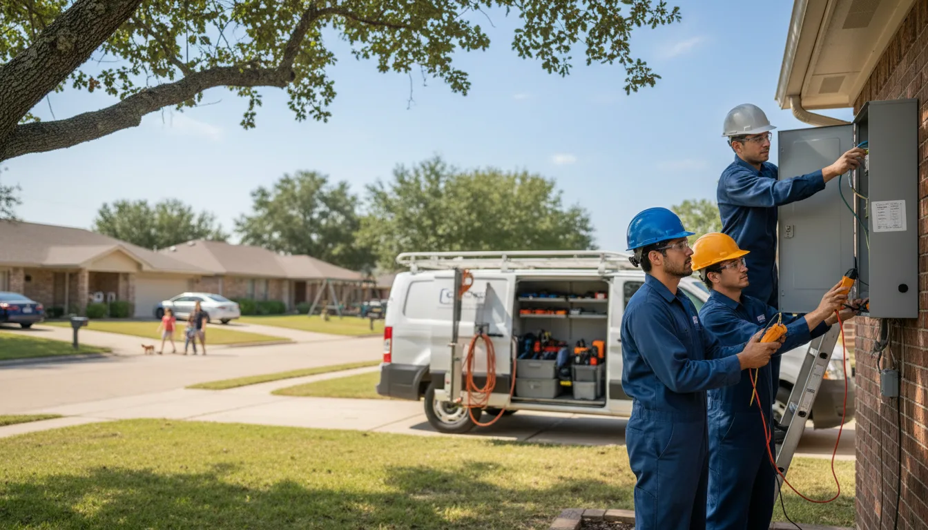 Certified electrician providing emergency electrical services in Sheboygan Falls, WI
